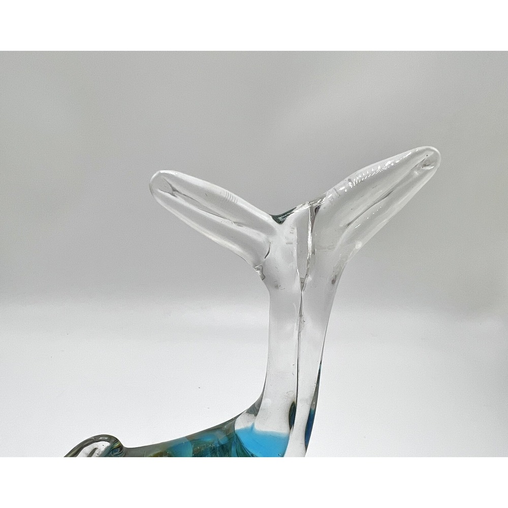 Vintage Art Glass Sculpture Swordfish Fish Sailfish Artisan - Picture 4 of 11